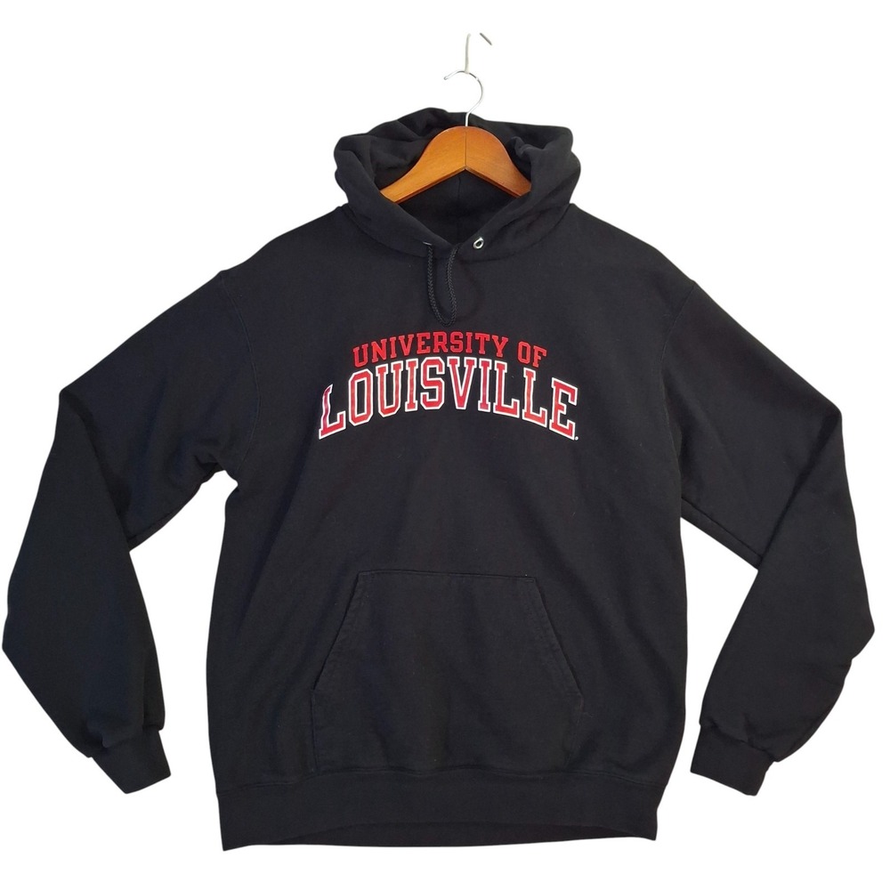 Champion University Of Louisville Cardinals Hoodie Unisex Size M‎